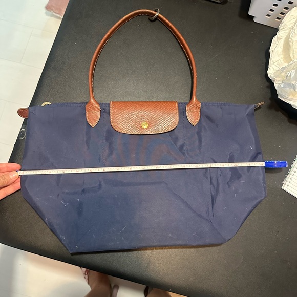 Longchamp Navy and Brown Tote Bag - Picture 16 of 16